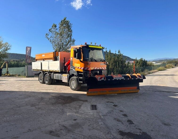 RENAULT  K460 6X6 ***QUITANIEVES+GRUA***