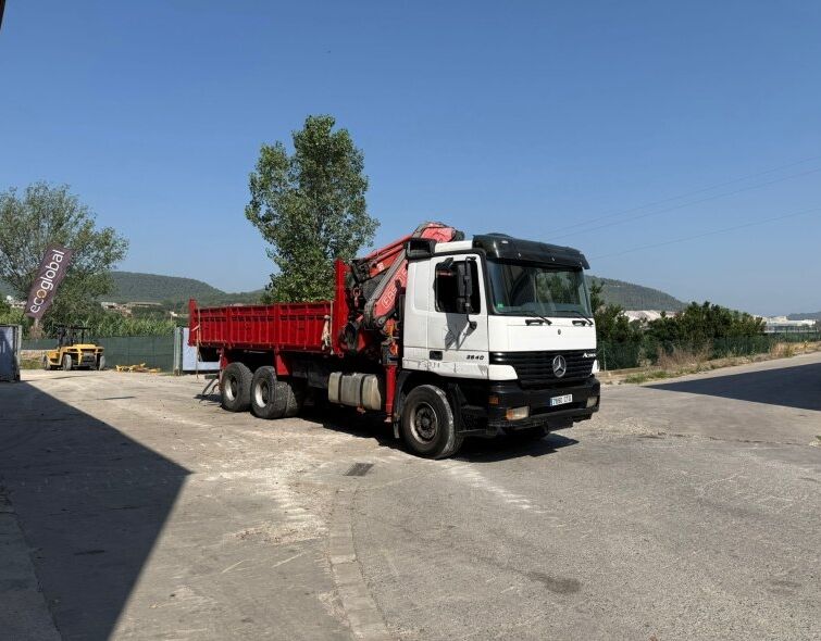 MERCEDES ACTROS 2640 DUMP CRANE