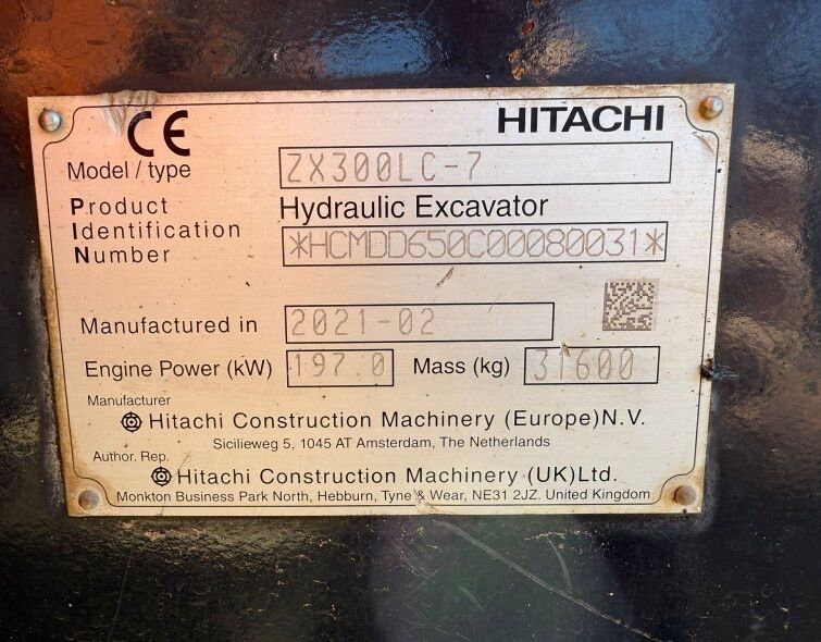 HITACHI ZX300 LC-7
