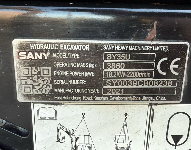 SANY SY35U***FULL EQUIP--A/C***