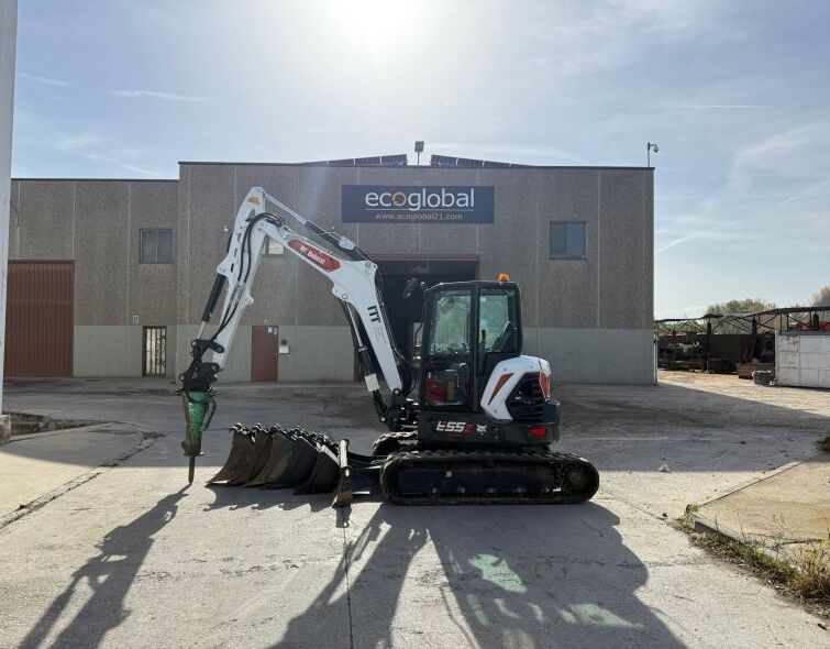 BOBCAT E55Z***ÉQUIPEMENT COMPLET//680H !****utilisé