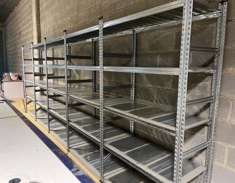 - STEEL SHELVING
