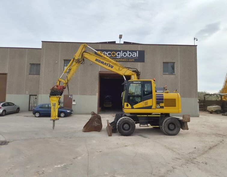 KOMATSU  PW160-11 + EPIROC HAMMER