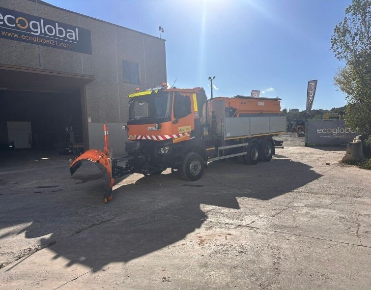 RENAULT K460 6X6 ***SNOW PLOW+CRANE***