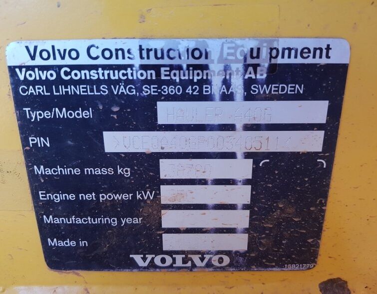 VOLVO  A40G 