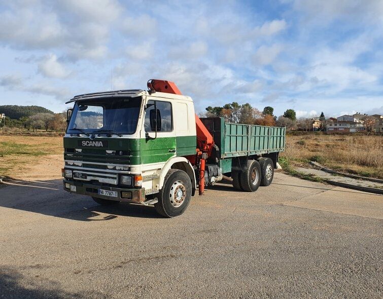 SCANIA - P92 H *** TIPPER ** CRANE **