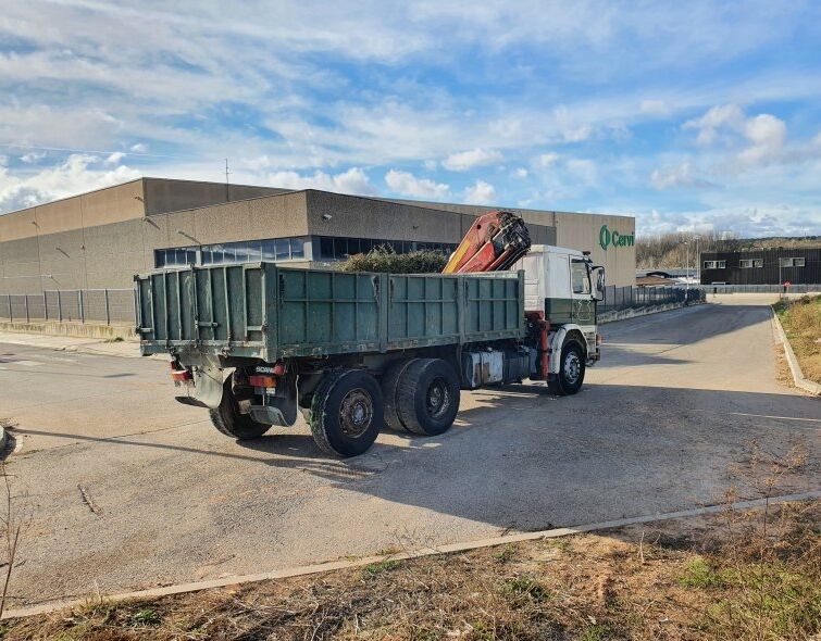 SCANIA - P92 H *** TIPPER ** CRANE **