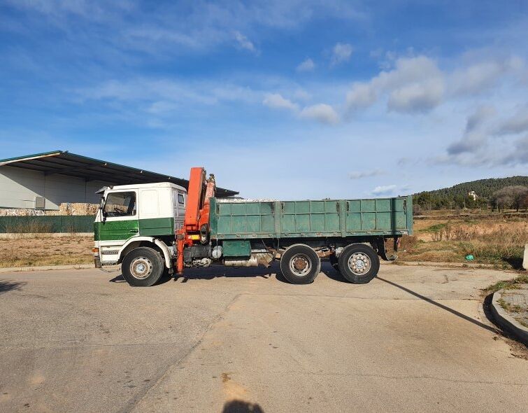 SCANIA - P92 H *** TIPPER ** CRANE **