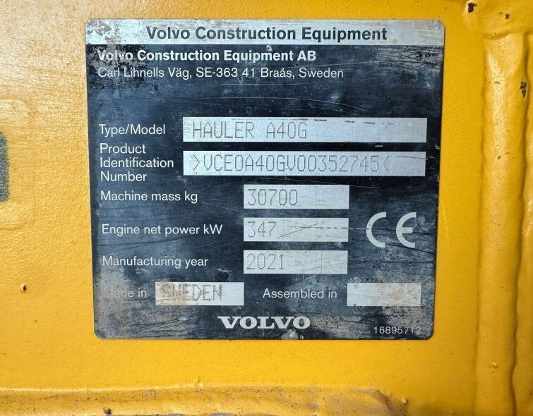 VOLVO A40G ***CE//FLAWLESS***