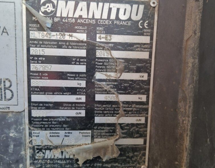 MANITOU MLT 845-120H