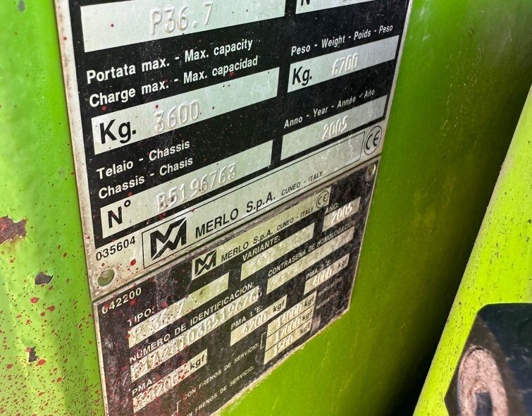 MERLO P36.7***ZUSAMMENBRUCH***