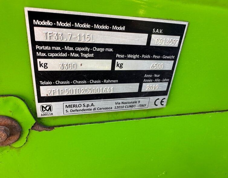 MERLO  TF33.7-115L***VOLL AUSGESTATTET***