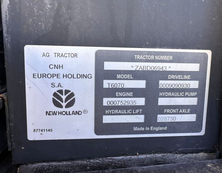 NEW HOLLAND T6070***4200H***