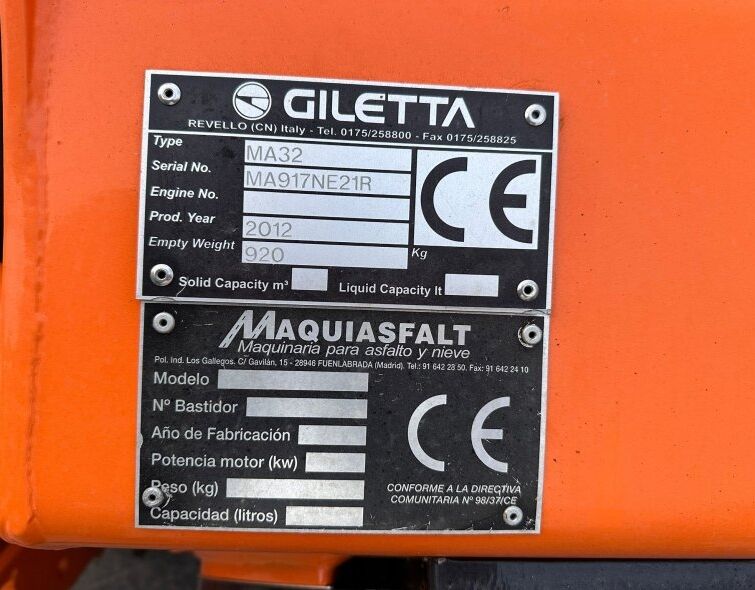 GILETTA  SNOW PLOUGH BLADE 