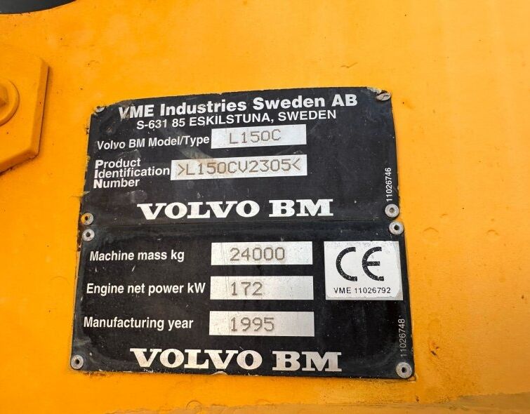 VOLVO  L150***ENROLLED***