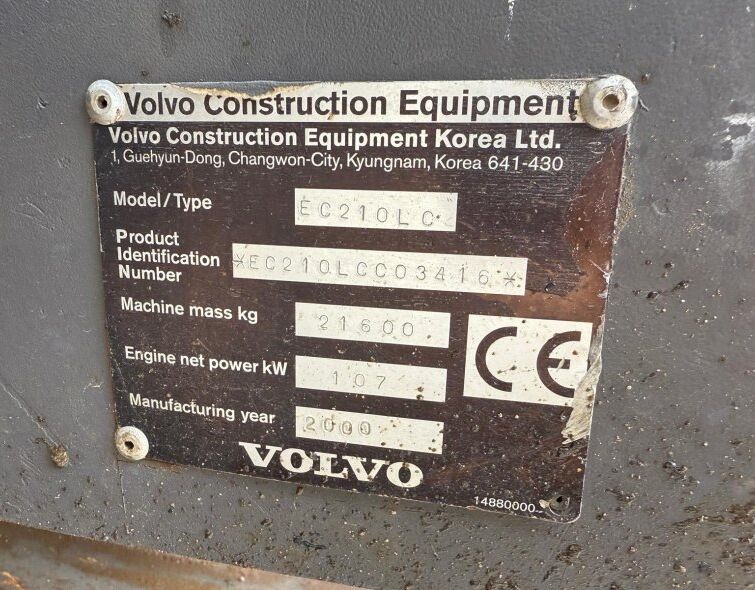 VOLVO  EC 210 LC 