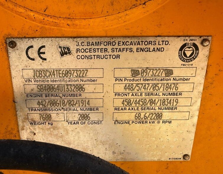 JCB 3CX ***ENGANCHE RÁPIDO DELANTERO***