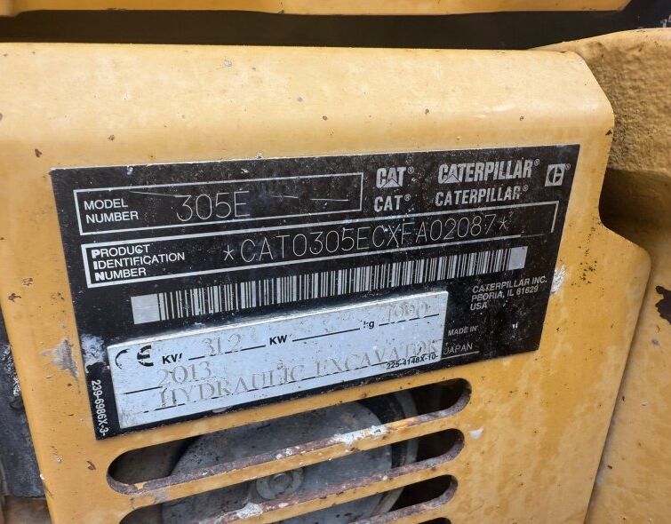 CATERPILLAR  305E CR***FULL EQUIP*A/C***