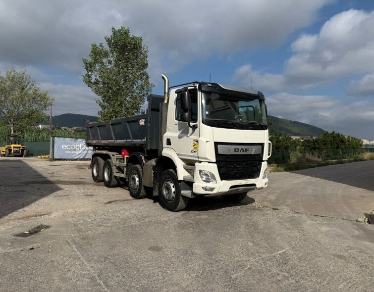 DAF CAMION À BENNE BASCULANTE CF430 8X4 ***TROIS CÔTÉS***