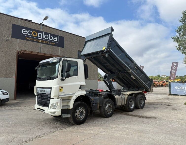 DAF CAMION À BENNE BASCULANTE CF430 8X4 ***TROIS CÔTÉS***
