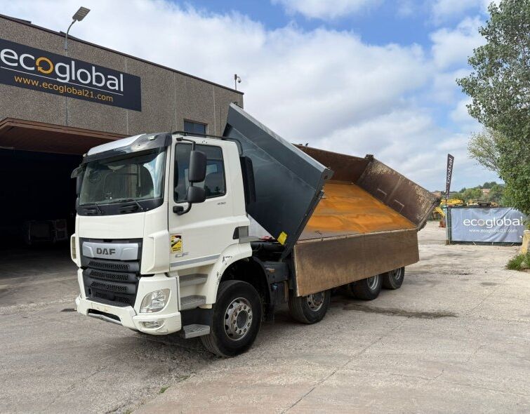 DAF CAMION À BENNE BASCULANTE CF430 8X4 ***TROIS CÔTÉS***