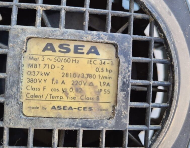 ASEA MOTOR ELÉCTRICO 