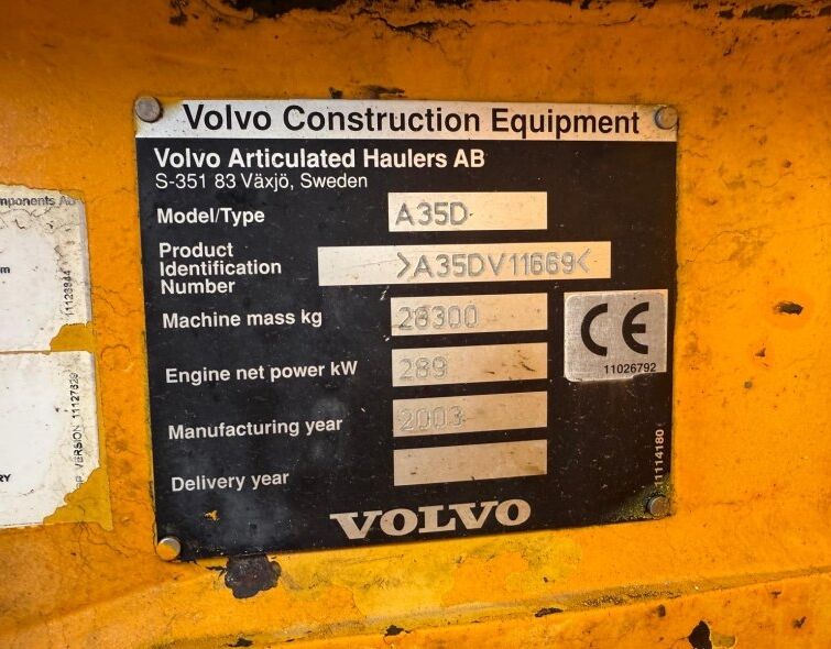 VOLVO A35D