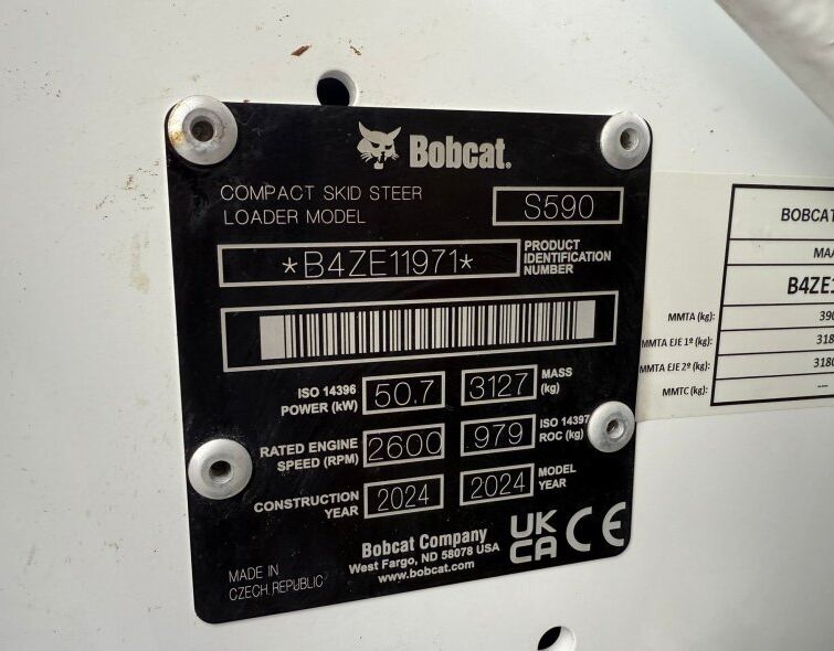 BOBCAT BOBCAT S590***EQUIPAMENT COMPLET//191H***
