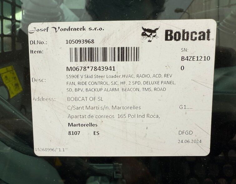 BOBCAT BOBCAT S590***EQUIPAMENT COMPLET//191H***