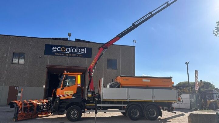 RENAULT K460 6X6 ***SNOW PLOW+CRANE***