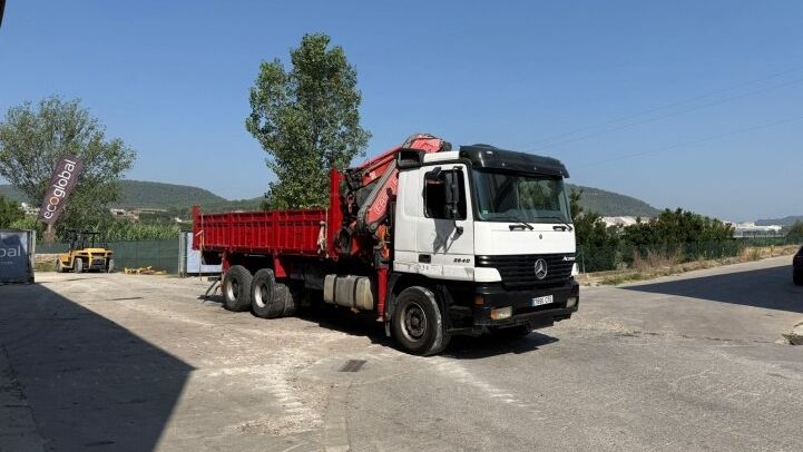 MERCEDES ACTROS 2640 DUMP CRANE