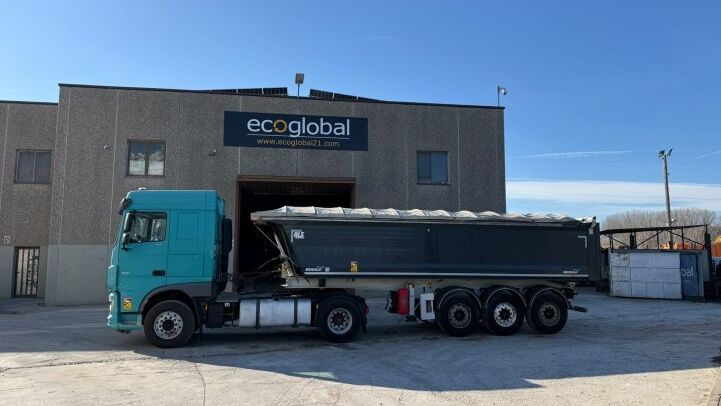 DAF TRACTOR + SEMI REMORQUE BENALU