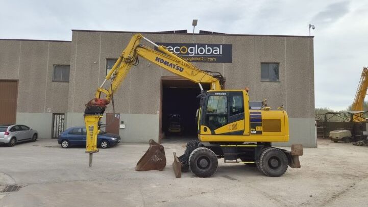 KOMATSU  PW160-11 + EPIROC HAMMER