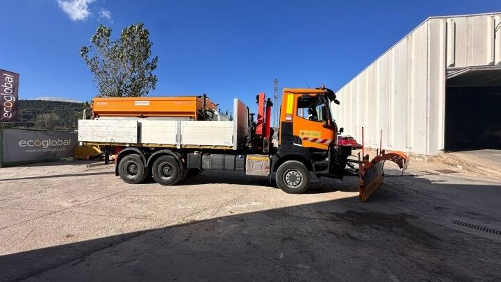 RENAULT K460 6X6 ***SNOW PLOW+CRANE***