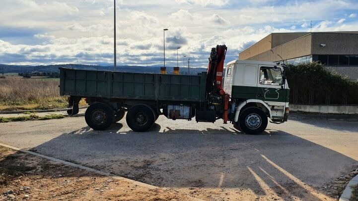 SCANIA - P92 H *** TIPPER ** CRANE **