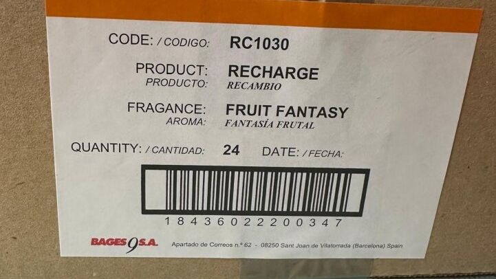- LOT Mario Messaggi Car Air Freshener Refill