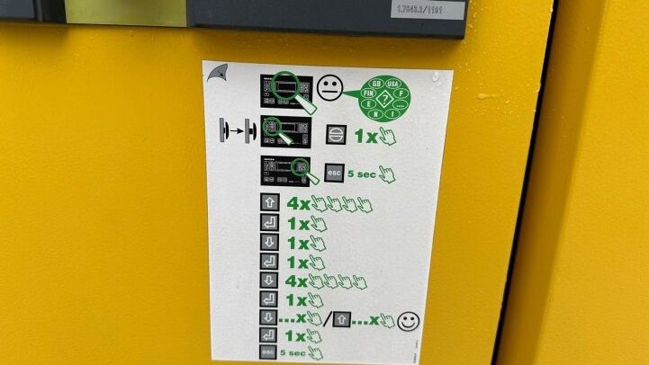 - KAESER AS36 COMPRESSOR WITH DRYER