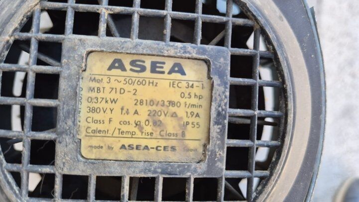 ASEA MOTEUR ÉLECTRIQUE